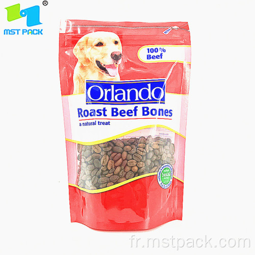 Traitements des aliments pour animaux de compagnie Sacs d&#39;emballage biodégradables